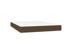 Sommier à Boisona de lit avec matelas Marron foncé 140x190 MKDF82986