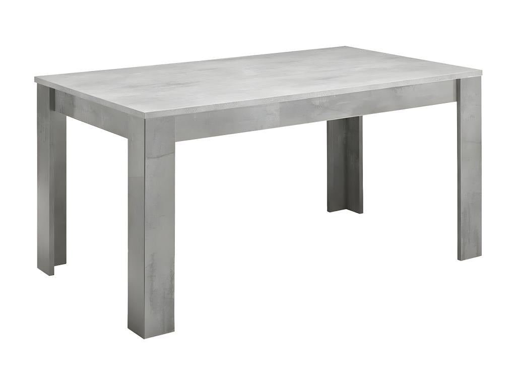 Boisona - Ensemble Séjour Effet Marbre Table 160cm Buffet 3 Portes ROEI86761