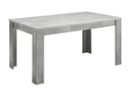 Boisona - Ensemble Séjour Effet Marbre Table 160cm Buffet 3 Portes ROEI86761