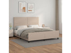 Cadre de lit avec tête de lit Cappuccino 160x200 cm Similicuir FEEC00945