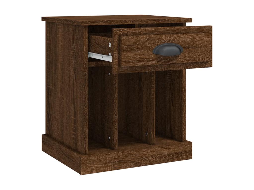 Tables de chevet 2 pcs chêne marron 43x36x50 TSIA94181