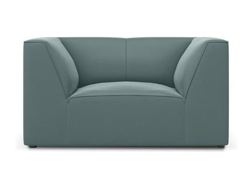 Boisona - Fauteuil Boisona en velours menthe - 120x92x69cm LVFG26852
