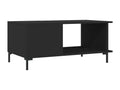 Table basse noire 90x50x40 cm bois d'ingénierie FYLH48700