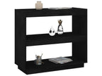 Bibliothèque Noir 80x35x71 Bois de pin massif KTZL28313