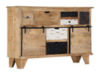 Buffet 140x38x90 cm Bois de manguier massif PCBZ18998