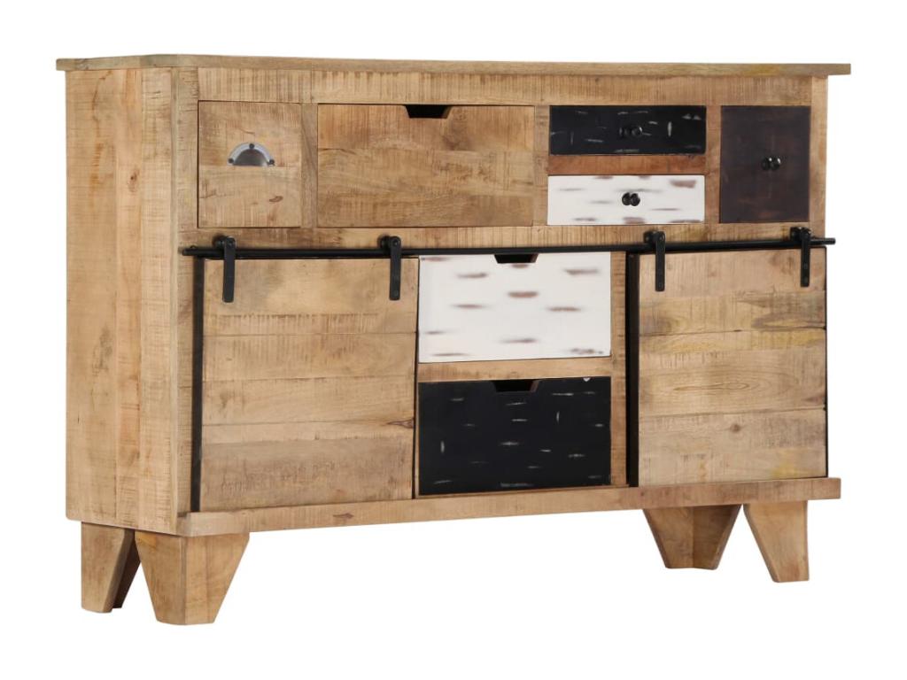 Buffet 140x38x90 cm Bois de manguier massif PCBZ18998