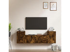 Ensemble de meubles TV 4 pcs Chêne fumé Bois d'ingénierie TEIG85315