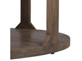 Table basse de salon ronde moderne bout de bois canapé naturel Elariva SEDJ00841