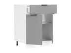 Elariva Armoire de cuisine Largeur 60 cm Tiroir Meuble bas Cuisine Fasola GWSS96028