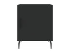 Table de chevet noir 40x40x50 cm bois d'ingénierie RMXY42037