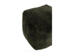 Pouf Carré Déco Peau de Mouton 45cm Vert CXOR37570