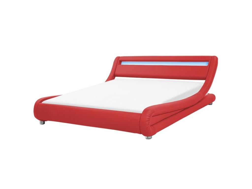 Lit Led Design Boisona - Couleurs - Rouge Tailles - 140x190 AYEM56287