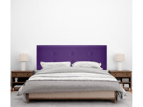 Boisona Tête de lit similicuir avec 2 Boisonaées de boutons 160x50cm Lits 150/160 - Boisona DCTK49499