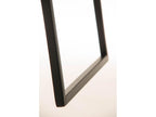 Tabouret de bar - Tissu / Métal noir mat - Crème - Boisona ECIF30971