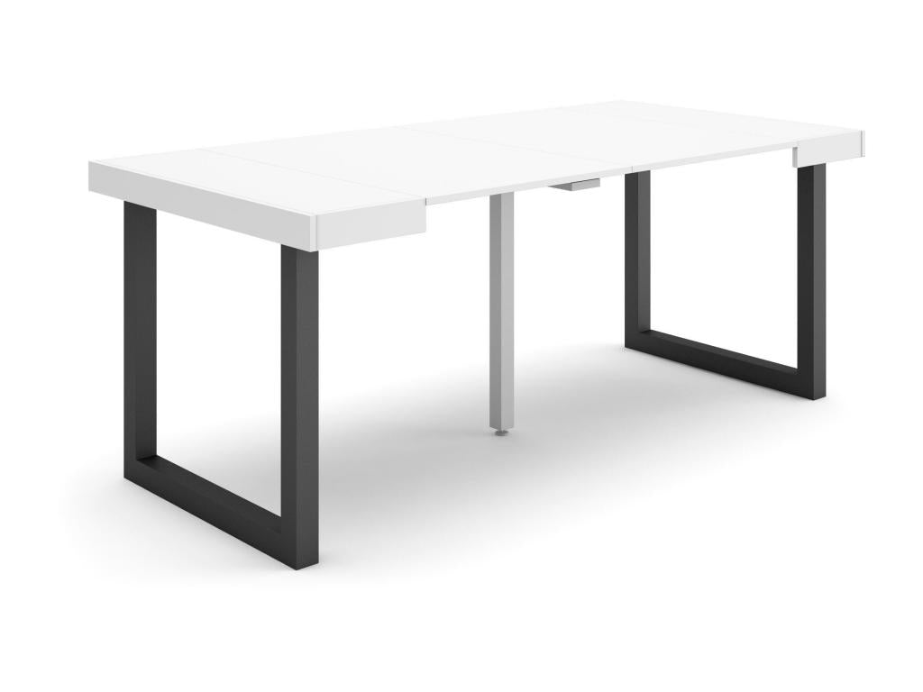 Table console extensible 180 Pour 8 personnes Pieds bois massif XNEP01893