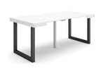 Table console extensible 180 Pour 8 personnes Pieds bois massif XNEP01893