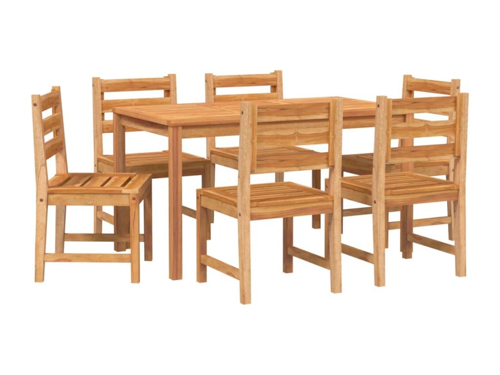 Ensemble à dîner salon bois marron 50x59x90 cm 02 0014343 PVYL78772
