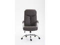 Chaise de bureau - Tissu / Métal chromé - Gris foncé - Boisona TXLM99581
