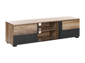 Meuble TV Boisona Marron/noir HBDQ54074