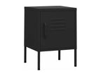Elariva Premium - Table de chevet Noir 35x35x51 cm Acier PKCJ71978