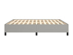 Cadre de lit Gris clair 180x200 cm Tissu FDMY07526