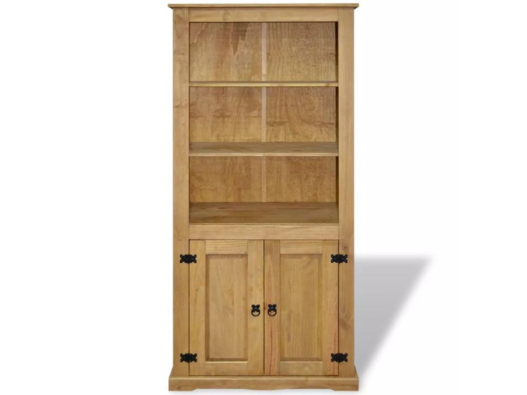 Armoire en bois de pin naturel