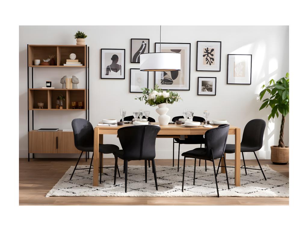 Fauteuil en velours gris