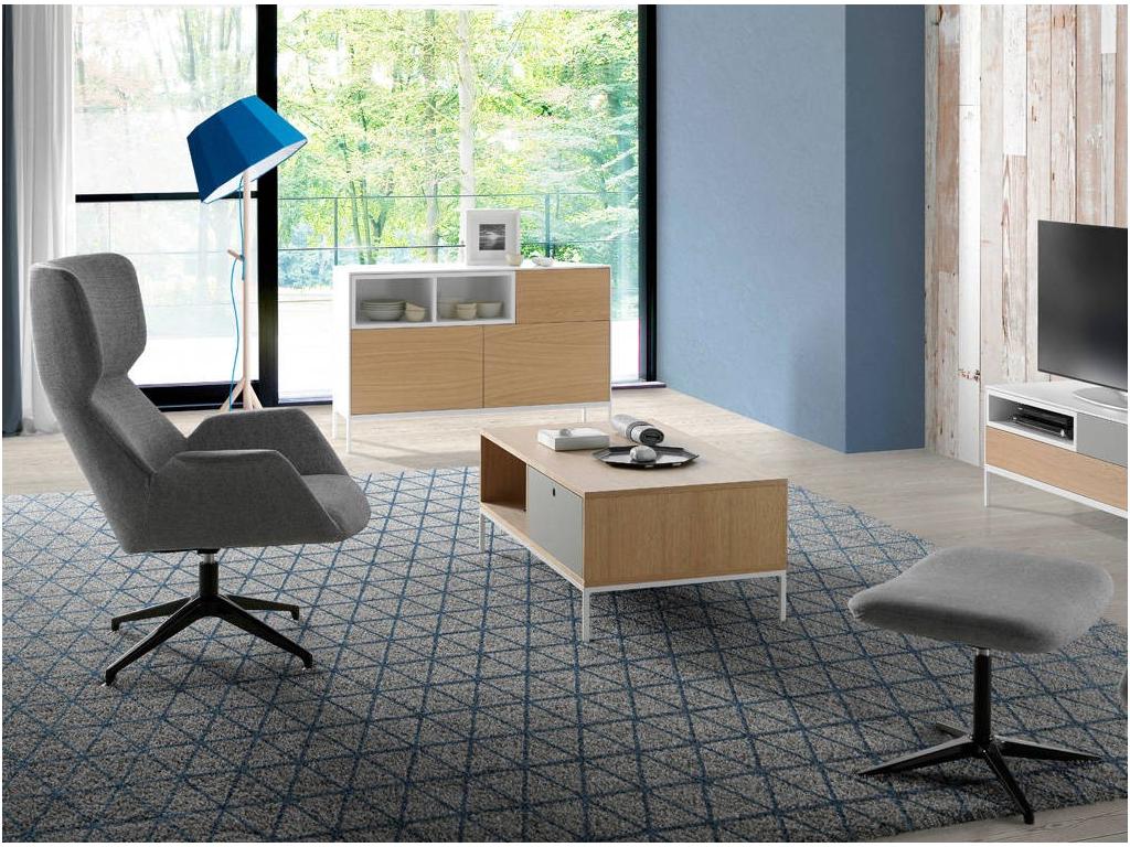 Repose-pieds pivotants tissu et pieds acier Boisona-Couleur Boisona 07 QKWQ17963