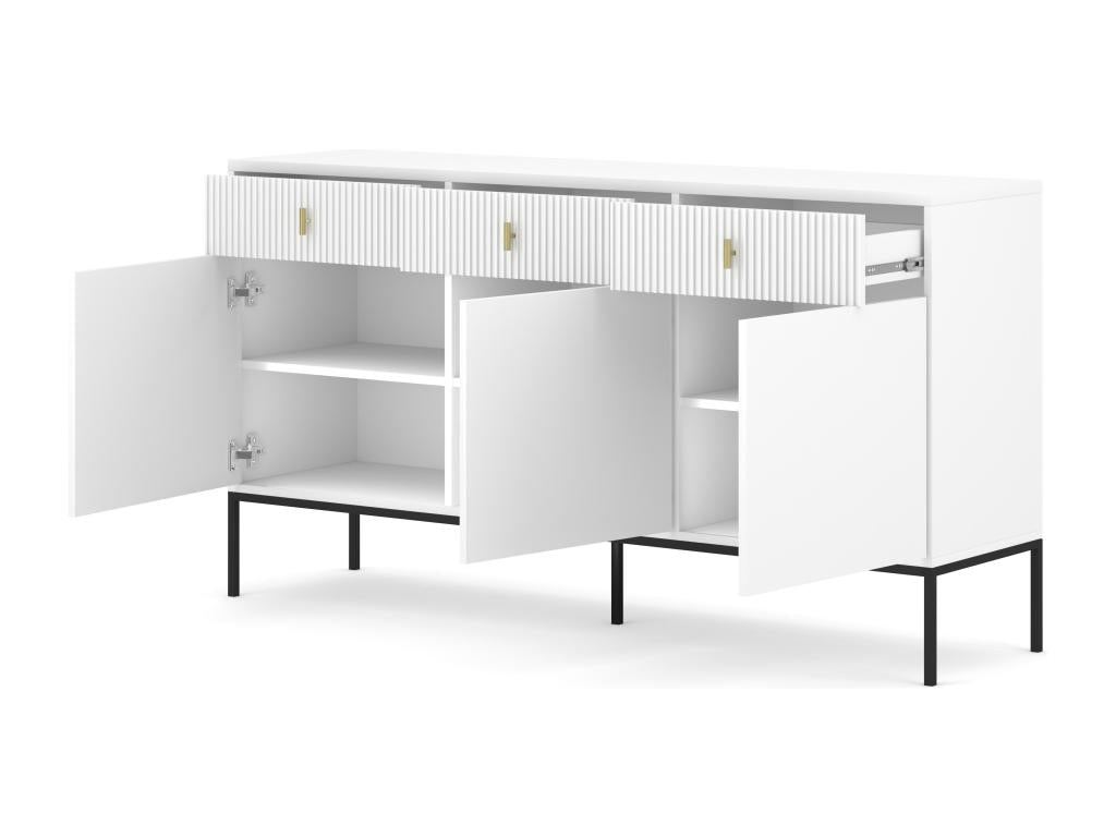 Buffet Boisona SB154 3D3D 154x39x83 Blanc FEZM70891