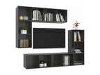 Ensemble de meubles TV 4 pcs Gris brillant Bois d'ingénierie JEMX21062