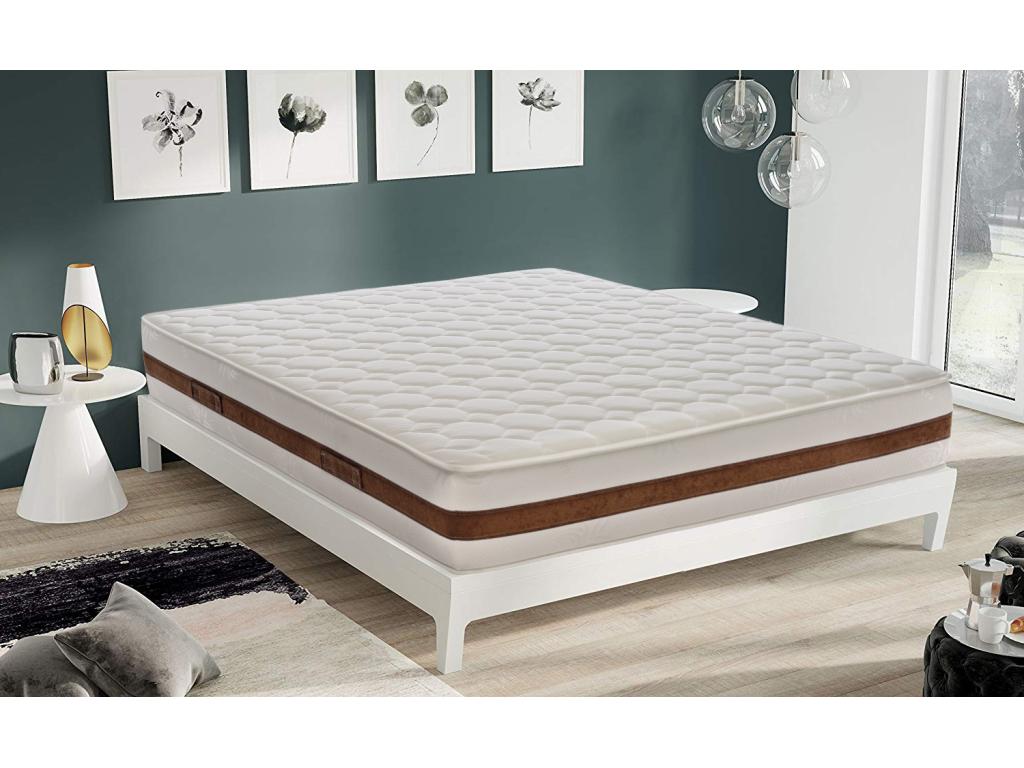 Matelas à mémoire de forme avec 5 cm de mémoire hauteur 22 cm modèle Boisona 100x190 cm VLGY35186
