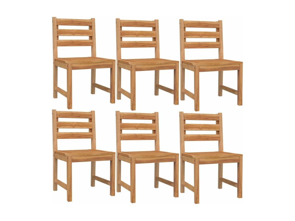 Ensemble à dîner salon bois marron 50x59x90 cm 02 0014343 PVYL78772