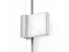 Cabine de douche gauche 100x80 pivotante Boisona couleur Boisona accès de face XQXM31791