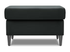 Boisona - Pouf Boisona en velours gris foncé - 70x70x45cm DLUT49002