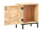 Table de chevet 40x30x51 Bois de manguier solide CVEO62598