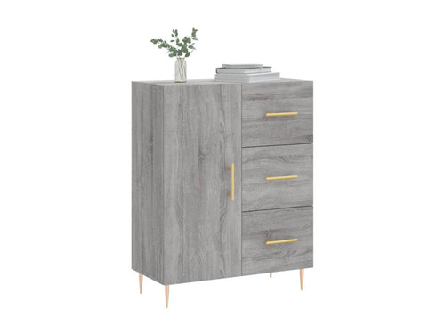Buffet Boisona gris 69,5x34x90 cm bois d'ingénierie ZUJV47051
