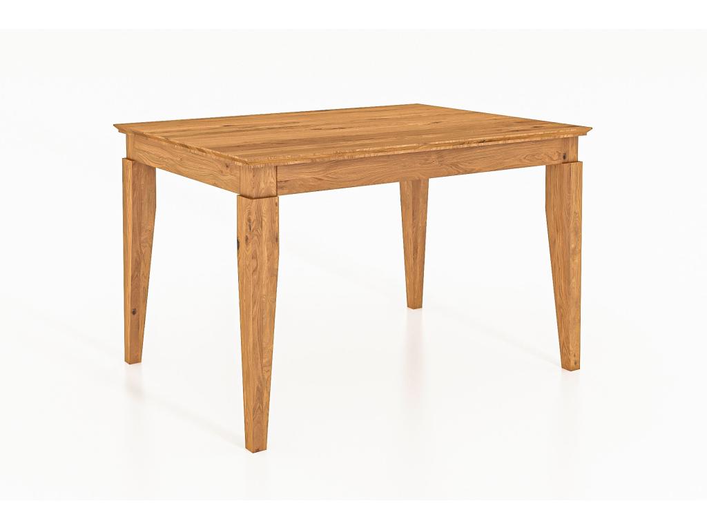Boisona - Table avec plateau extensible en chêne sauvage huilé naturel JGRU03780