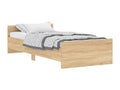 Cadre de lit chêne Boisona 90x200 bois d'ingénierie JOSB27626