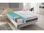 Matelas à ressorts ensachés - mémoire de forme - à 9 zones avec revêtement amovible modèle Boisona 150x200 cm XXQP97556