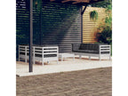 Salon de jardin 7 pcs avec coussins anthracite bois de pin KLFV06205