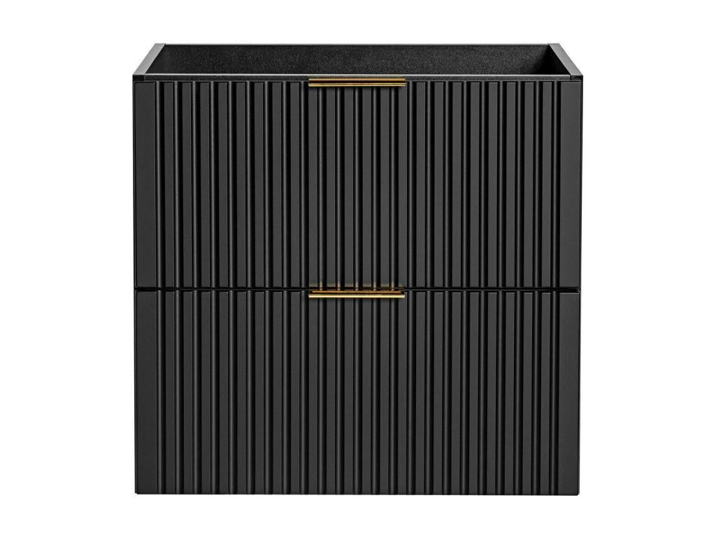 Armoire Sous Lavabos CUW60 2D 60x46x57 Noir OCDK25458
