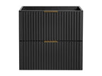Armoire Sous Lavabos CUW60 2D 60x46x57 Noir OCDK25458