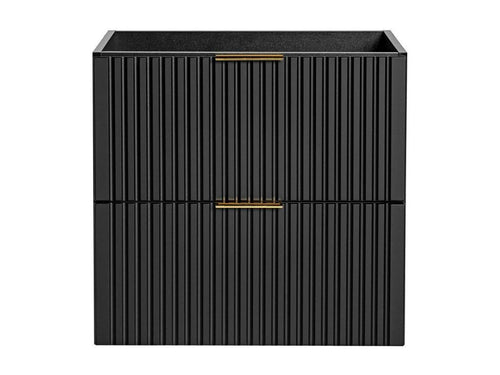 Armoire Sous Lavabos CUW60 2D 60x46x57 Noir OCDK25458
