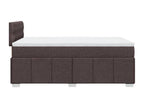 Sommier à Boisona de lit avec matelas Marron foncé 120x200 cm NQDZ53926