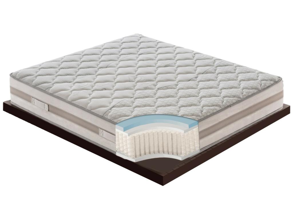 Matelas à 800 Ressorts Ensachés - Hauteur 25 Cm - 9 Zones De Confort Modèle Boisona 90x190 cm JHMB44424