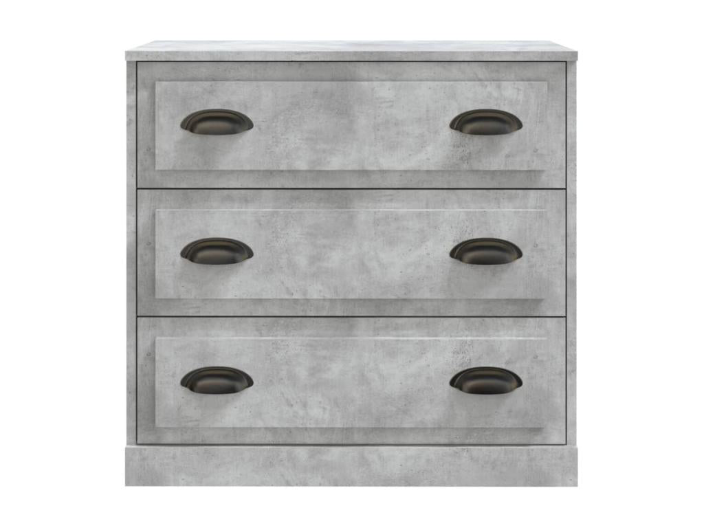 Buffet gris béton 70x35,5x67,5 cm bois d'ingénierie RYFP93479