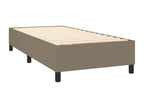 Sommier tapissier avec matelas et LED 100x200 cm Tissu MSVD49147