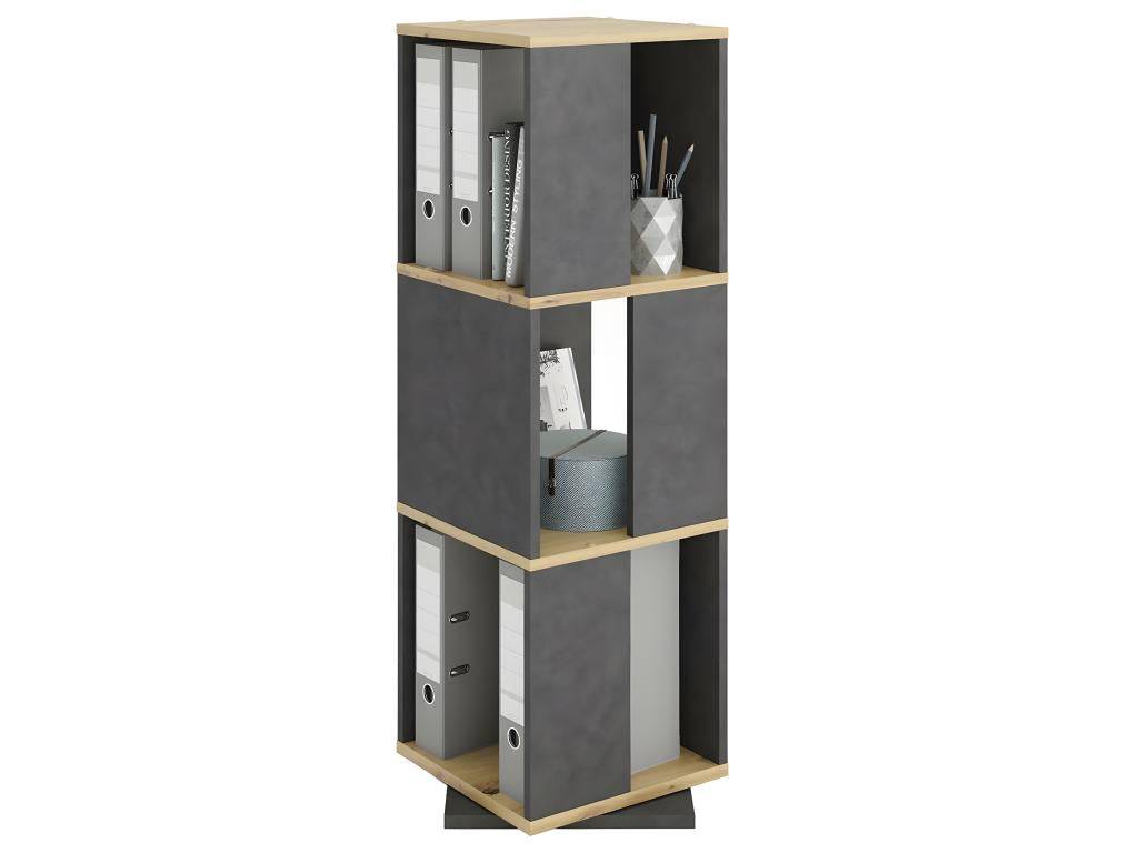 Etagère Pivotante 3 Compartiments H108 cm - Boisona VZOP18783