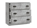 Buffet gris béton 70x35,5x67,5 cm bois d'ingénierie RYFP93479