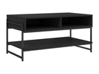 Table basse noire 90x50x45 cm bois d'ingénierie XSIS76898